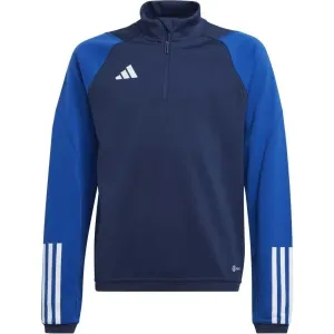 adidas TIRO 23 TOP Juniorská futbalová mikina, tmavo modrá, veľkosť #9318564