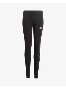 adidas LIN LEG Dievčenské legíny, čierna, veľkosť #440591