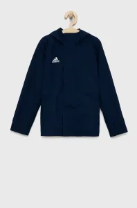 adidas ENT22 AW JKTY Juniorská futbalová bunda, modrá, veľkosť #458087