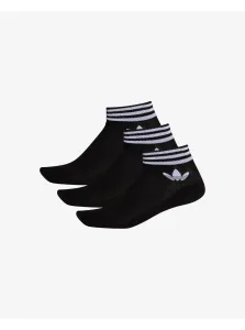 Set of three pairs of socks in black adidas Originals - unisex #159979