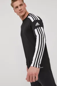 Tričko s dlhým rukávom adidas Performance GN5792 pánske, čierna farba, jednofarebné