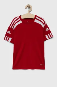 adidas SQUAD 21 JSY Y Chlapčenský futbalový dres, červená, veľkosť