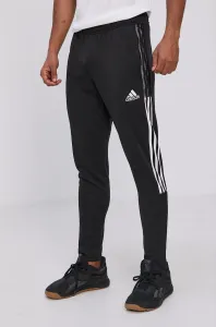 adidas TIRO21 SWEAT PANTS Pánske futbalové tepláky, čierna, veľkosť #4274801