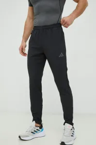 Tréningové nohavice adidas Performance Training Essentials pánske, čierna farba, jednofarebné #6343215