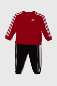 Detská tepláková súprava adidas červená farba #8744359