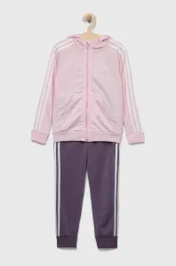 Detská tepláková súprava adidas ružová farba #8736671