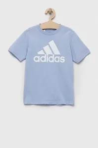 Detské bavlnené tričko adidas U BL s potlačou