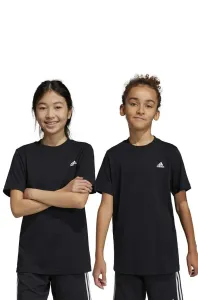 adidas ESSENTIALS SMALL LOGO TEE Detské tričko, čierna, veľkosť