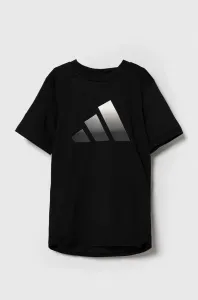 Detské tričko adidas čierna farba, s potlačou #8743701