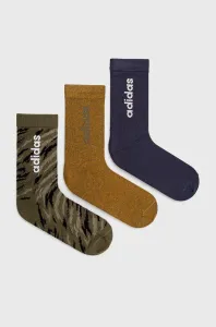Ponožky adidas HD2218 pánske, zelená farba
