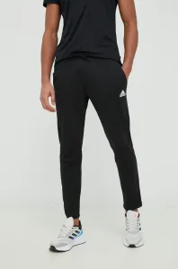 Tréningové nohavice adidas Essentials pánske, čierna farba, jednofarebné #8804920