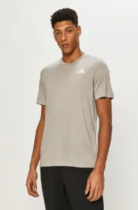 Tréningové tričko adidas GR0507 šedá farba, jednofarebné #167600