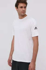 Tričko adidas Performance GN5726 pánske, biela farba, jednofarebné, GN5726