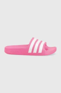 Detské šľapky adidas ADILETTE AQUA K ružová farba #9079885