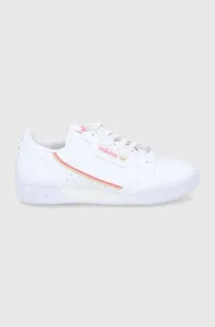 Topánky adidas Originals H05315-WHT/HZRS, biela farba, na plochom podpätku