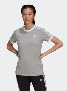 Bavlnené tričko adidas Originals H33576 šedá farba