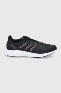 Topánky adidas FY9624 čierna farba, na plochom podpätku #6135581