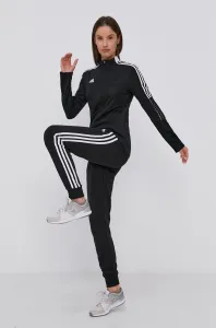 Nohavice adidas GM8733 dámske, čierna farba, jednofarebné