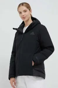 Páperová bunda adidas dámska, čierna farba, zimná #8699771