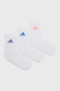 Ponožky adidas Performance (3-pak) HE4994 dámske, biela farba #2605433