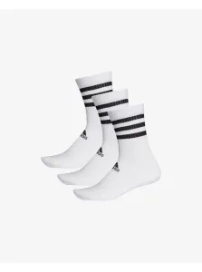 Ponožky adidas DZ9346.D dámske, biela farba