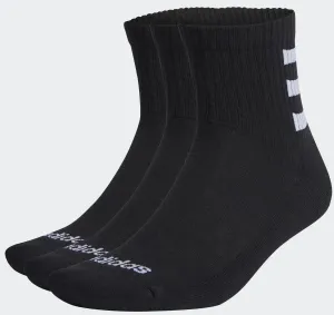 Ponožky adidas Half Cushione 3S Quarter Socks 3PP Čierna #213151