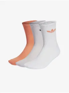 Doplnky pre mužov adidas Originals - biela, svetlosivá, oranžová #232941