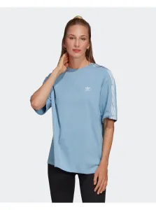 Tričká s krátkym rukávom pre ženy adidas Originals - modrá #176555