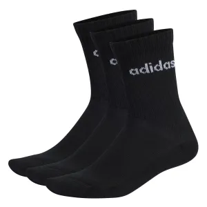 adidas C LIN CREW 3P Ponožky, čierna, veľkosť #6674099