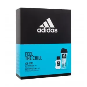 Adidas Ice Dive darčeková kazeta toalená voda 50 ml + sprchovací gél 250 ml pre mužov