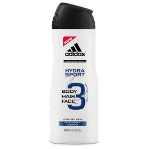 Adidas Hydra Sport sprchový gél na tvár, telo a vlasy 3v1 400 ml