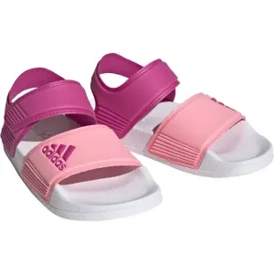 adidas ADILETTE SANDAL K Detské sandále, ružová, veľkosť #6344066