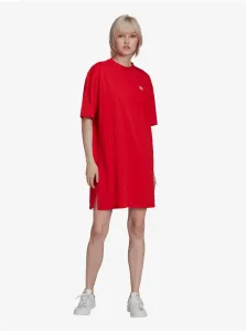 Červené dámske šaty adidas Originals #689503
