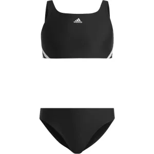 adidas 3S BIKINI Dievčenské dvojdielne plavky, čierna, veľkosť #6473607