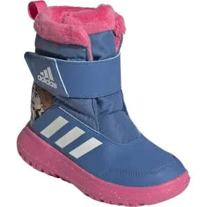 adidas WINTERPLAY FROZEN C Detská zimná obuv, modrá, veľkosť 28