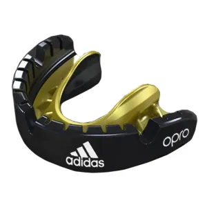 Adidas chránič zubov Opro Gen4 Gold Braces, čierno zlatý
