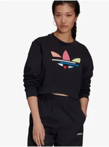 Black Crop Top Sweatshirt Adidas Originals - Women