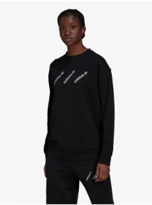 Black Womens Sweatshirt adidas Originals - Women #721271