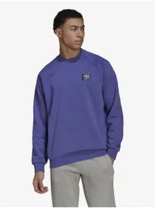 Purple Men Sweatshirt adidas Originals - Men #686191