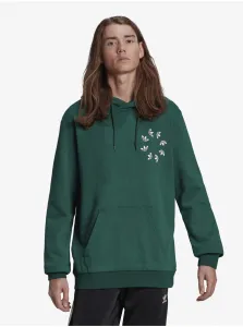Zelená pánska mikina s kapucou adidas Originals #665271