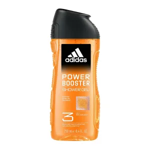 Adidas Power Booster Shower Gel 3-In-1 New Cleaner Formula 250 ml sprchovací gél pre mužov