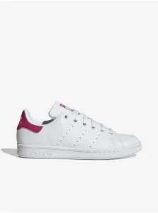Biele dievčenské tenisky adidas Originals Stan Smith #591598