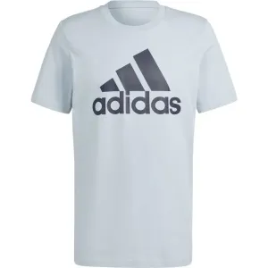adidas BIG LOGO TEE Pánske tričko, svetlomodrá, veľkosť #9239447