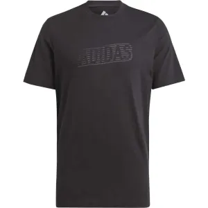 adidas BL PUFF TEE Pánske tričko, čierna, veľkosť #8251647