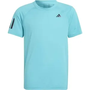 adidas CLUB TEE Dievčenské tenisové tričko, tyrkysová, veľkosť