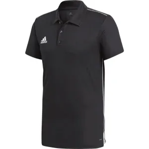 adidas CORE18 POLO Polo tričko, čierna, veľkosť #432604
