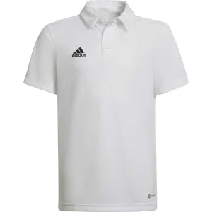 adidas ENT22 POLO Y Chlapčenské  tričko polo, biela, veľkosť #8637589