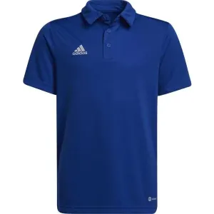 adidas ENT22 POLO Y Chlapčenské  tričko polo, modrá, veľkosť #8663251