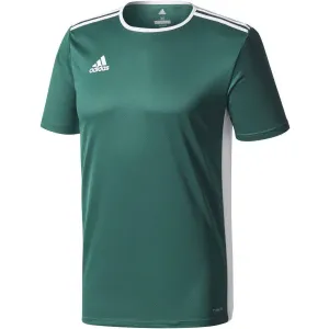 adidas ENTRADA 18 JSY Pánsky futbalový dres, tmavo zelená, veľkosť