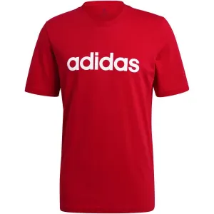 adidas LIN SJ T Pánske tričko, červená, veľkosť 2XL